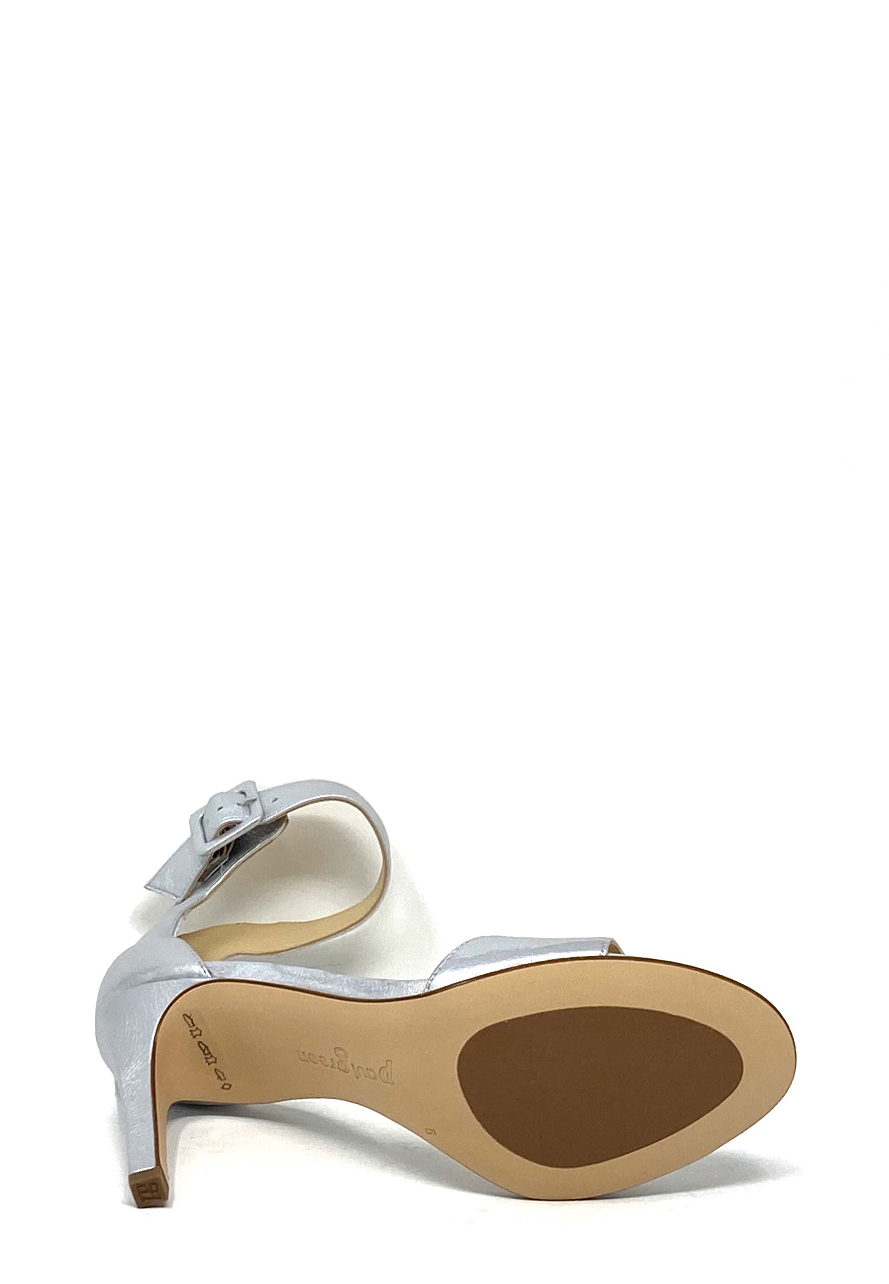 7582 Highheel Sandale | Platin