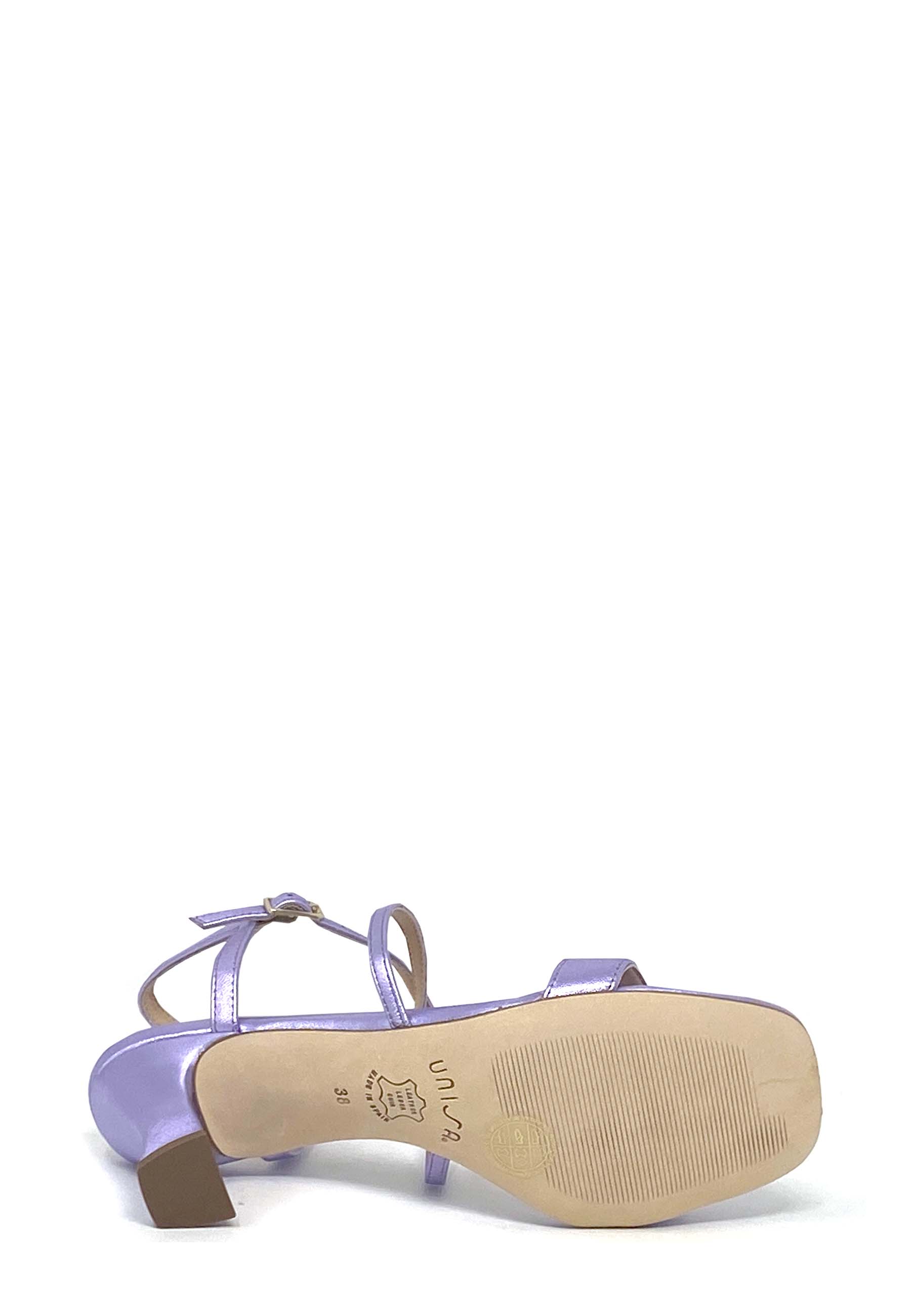 Marley sandal med høj hæl | lilla