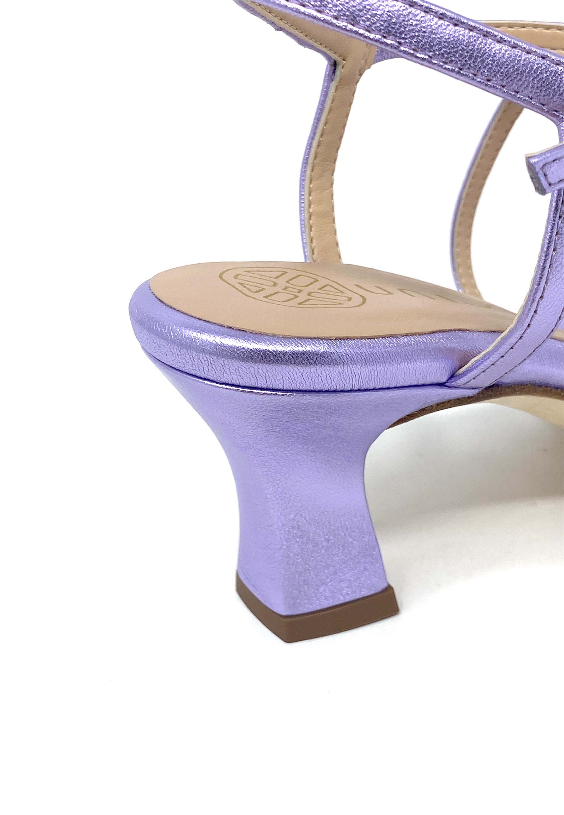Marley sandal med høj hæl | lilla