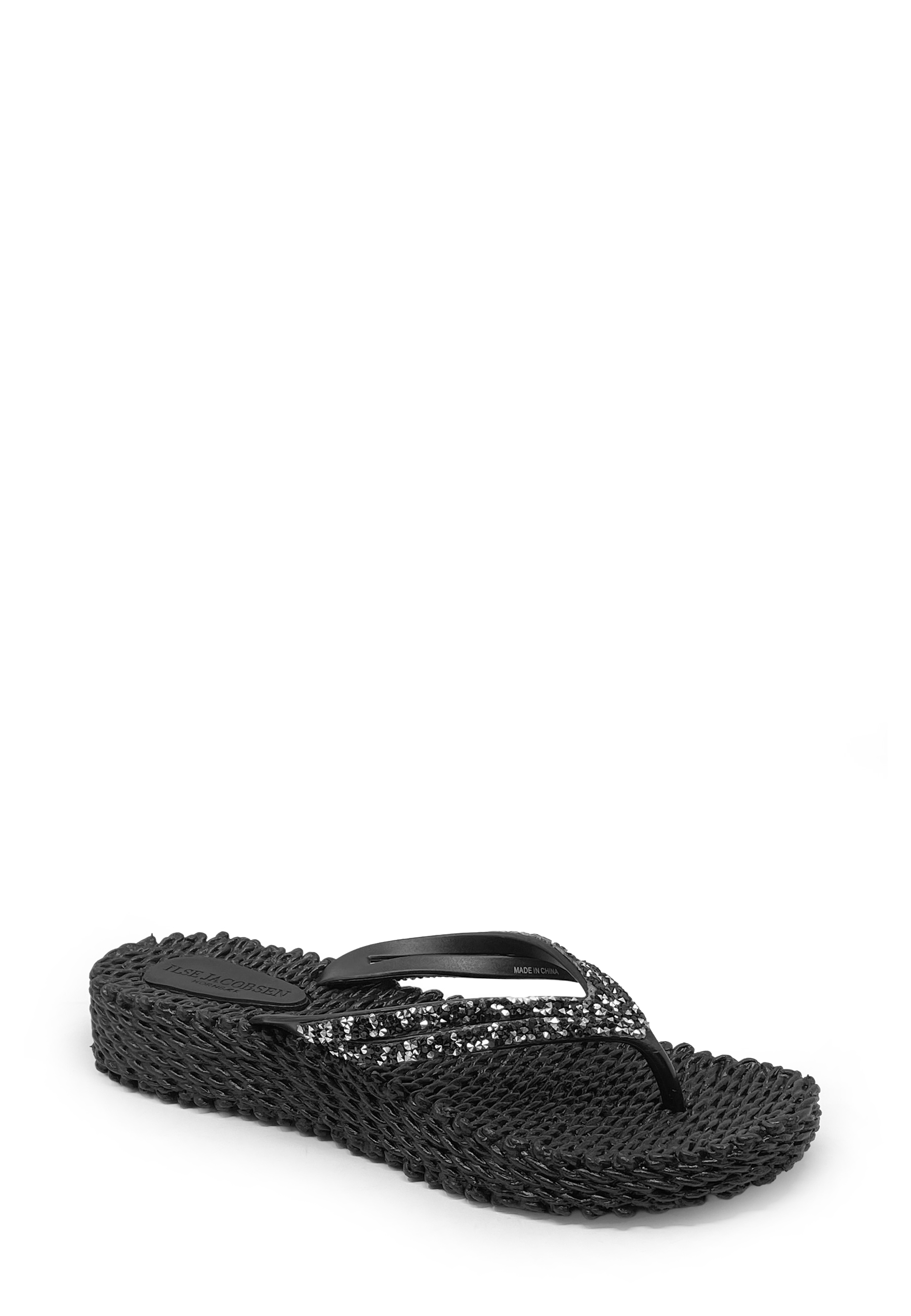Cheerful 15 Toe Separator Sandal | Black