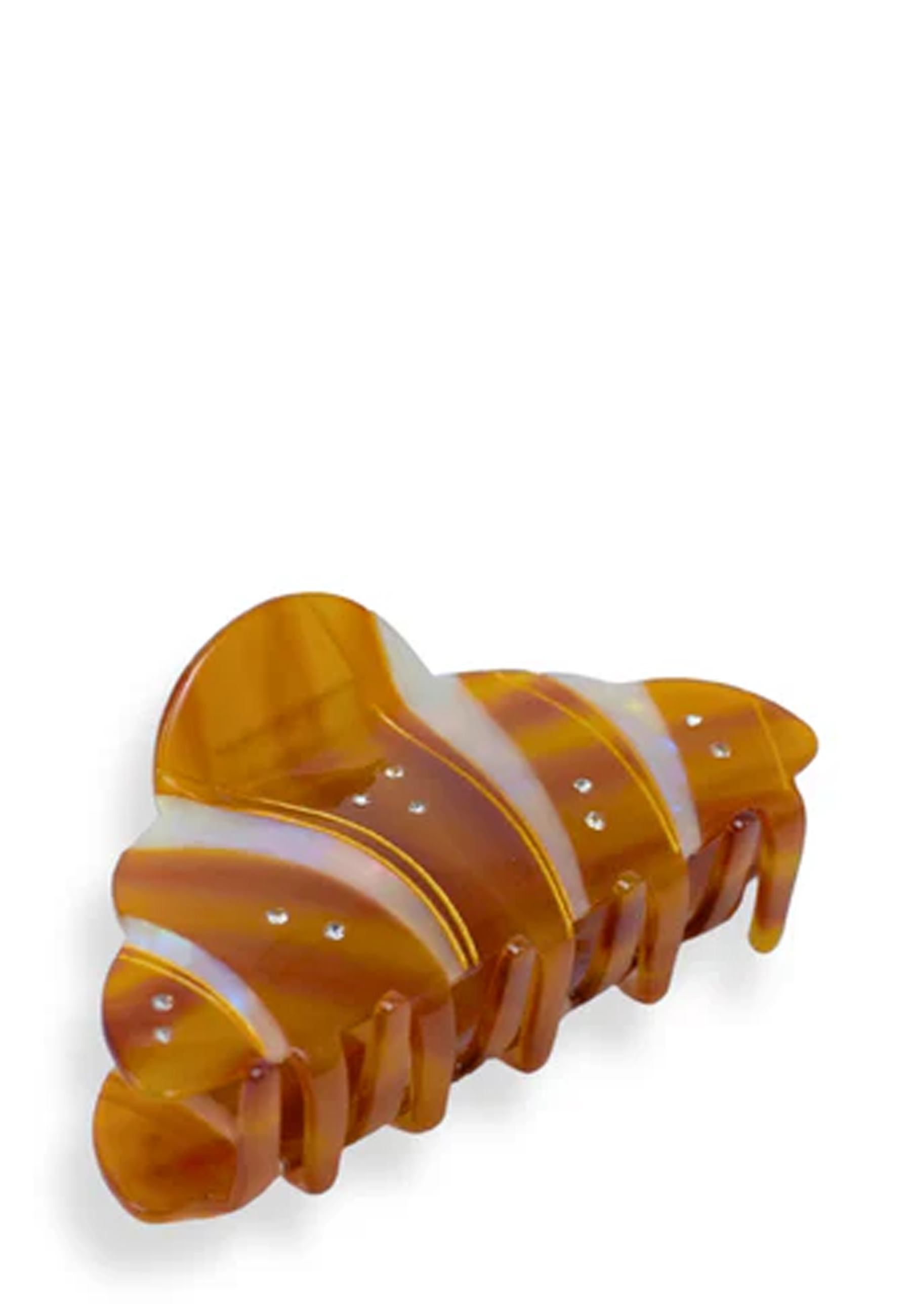#135 Croissant Haarklammer | Brown