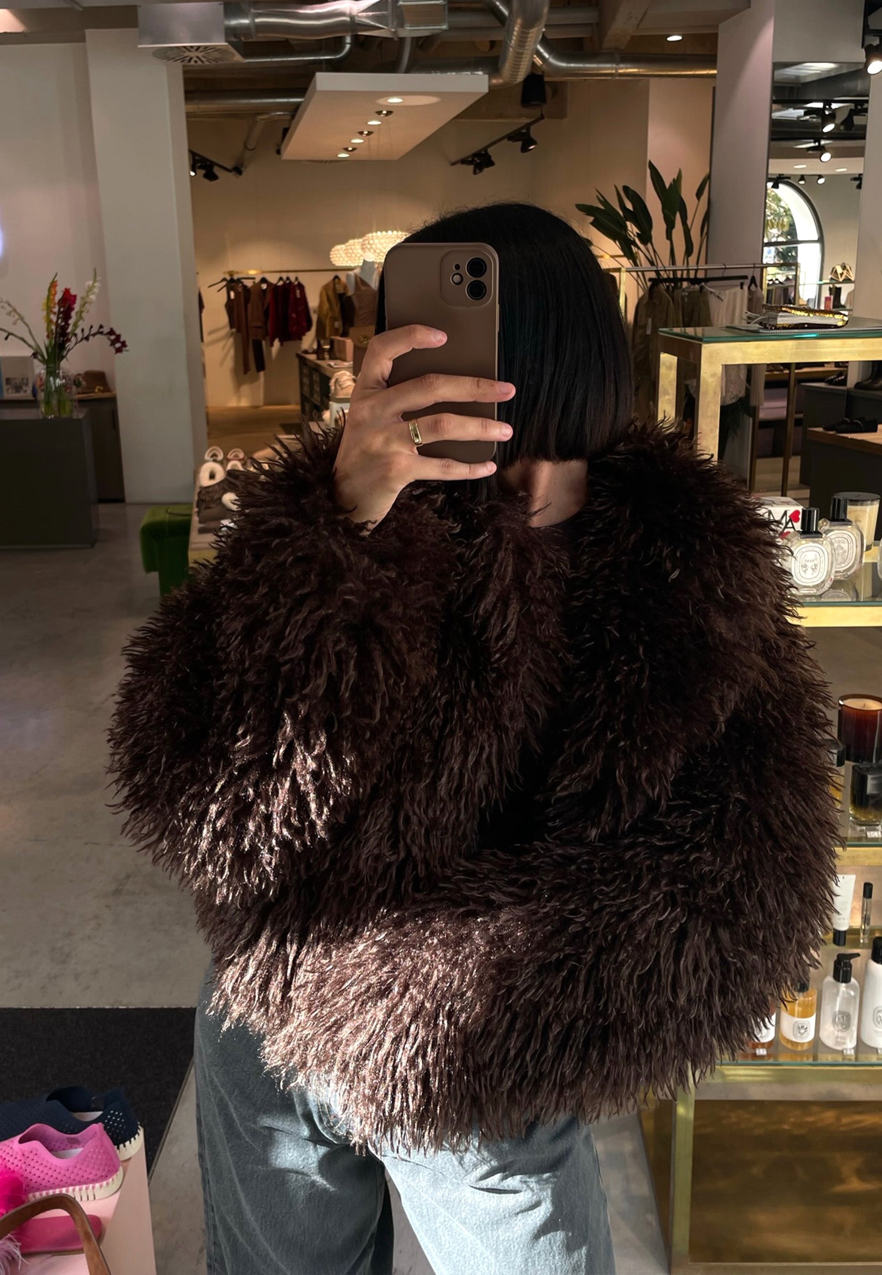 Millie Faux Fur Jacke | Morro Tibet Lamb
