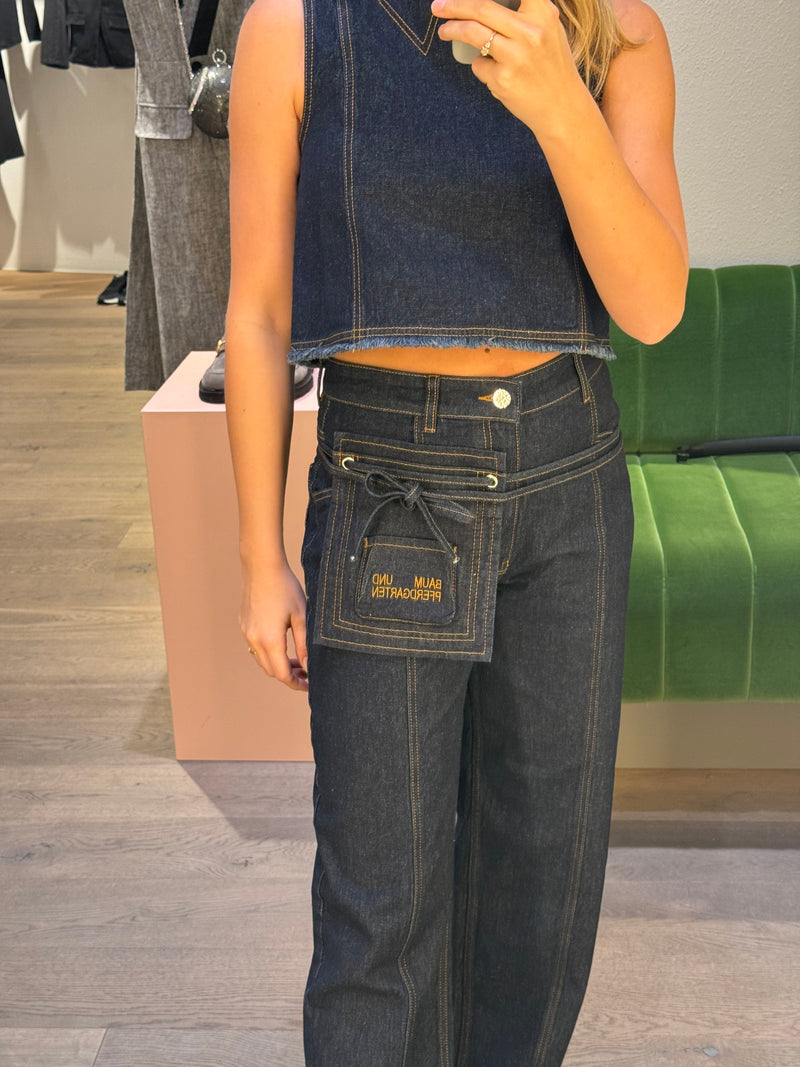 Katarina Belt Bag | Night Sky Denim