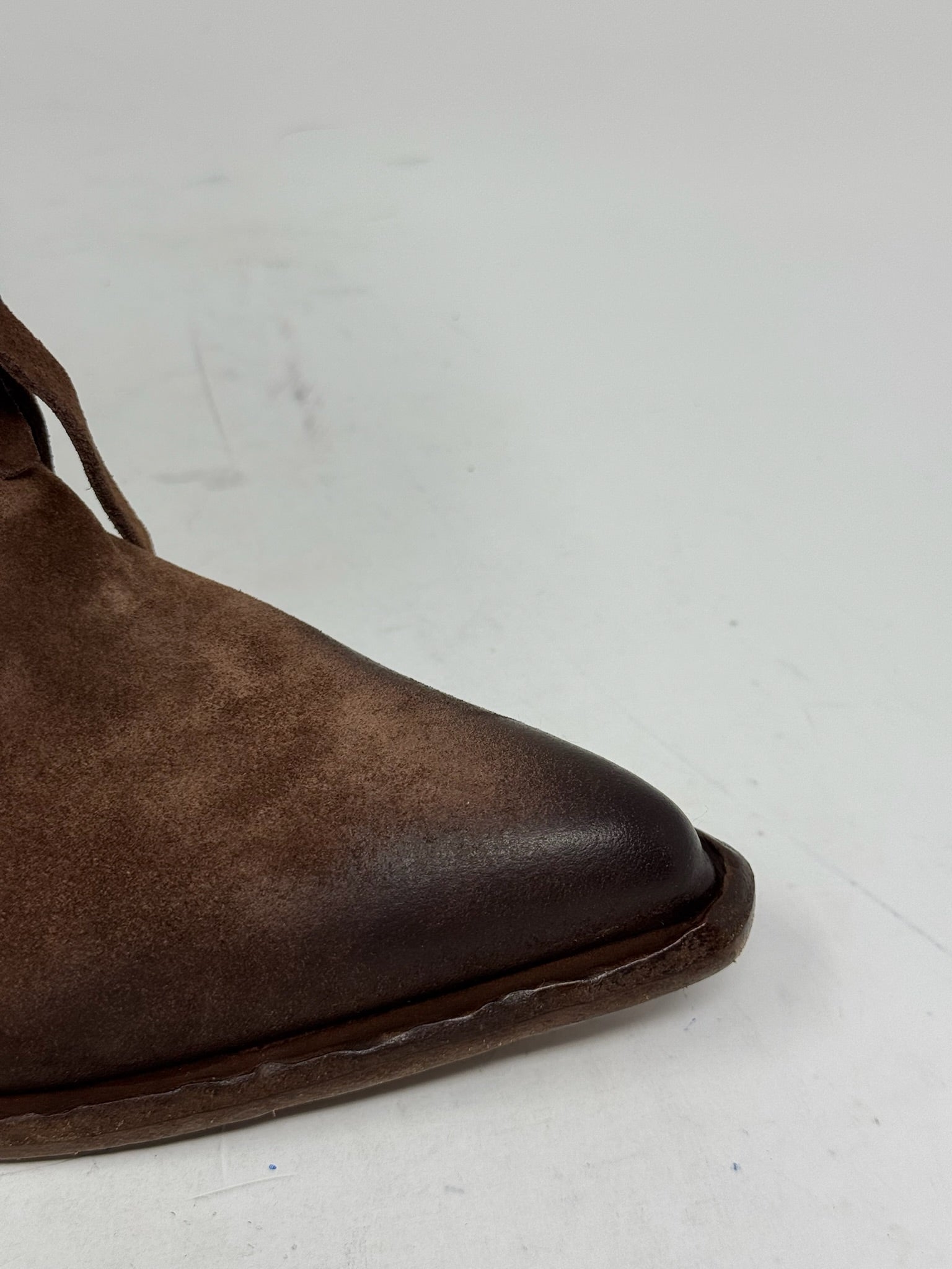 Dallas Fransen Cowboyboot | Cacao Wash Velour