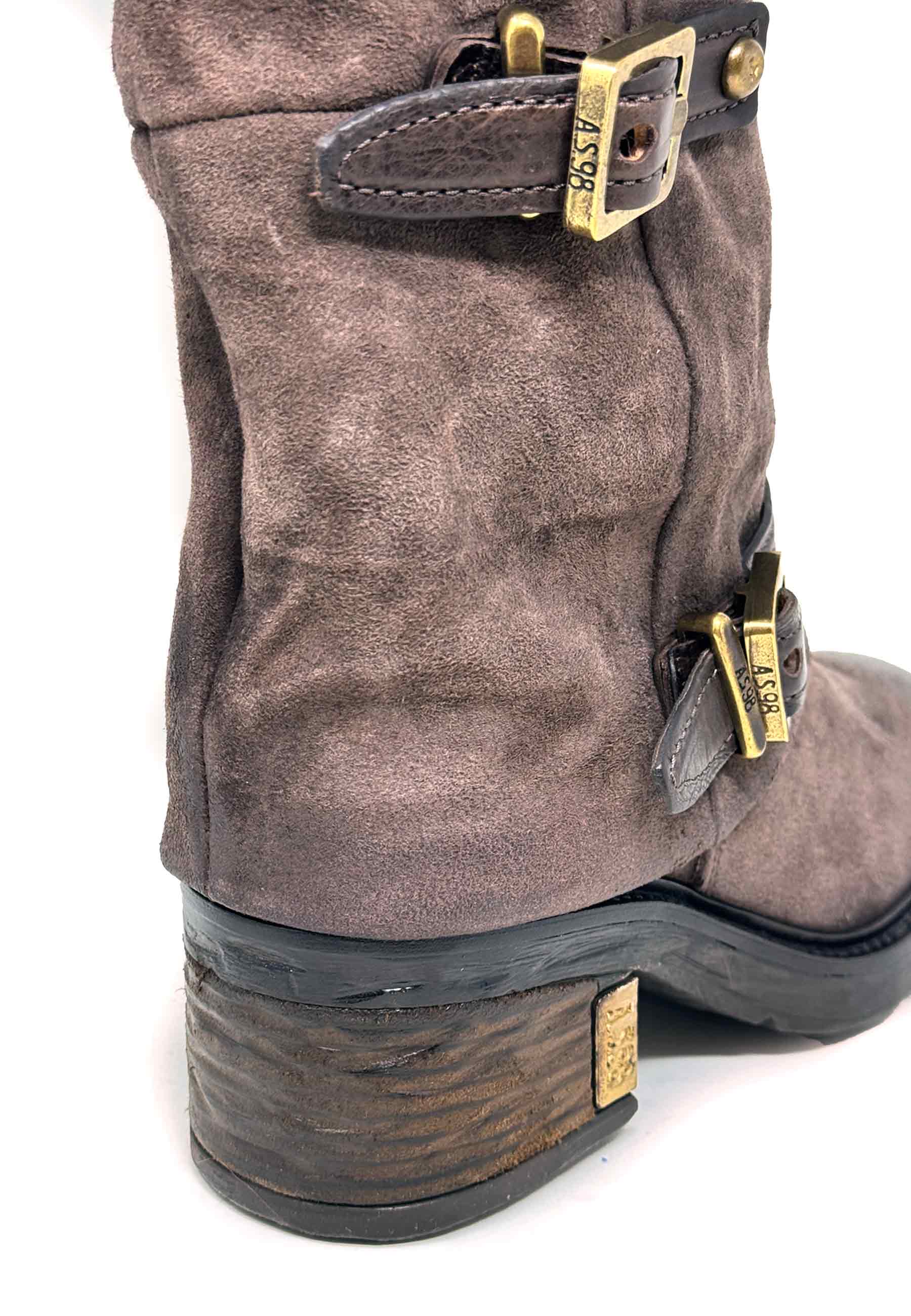 C50303 Langschaft Heel Boot | Ebano