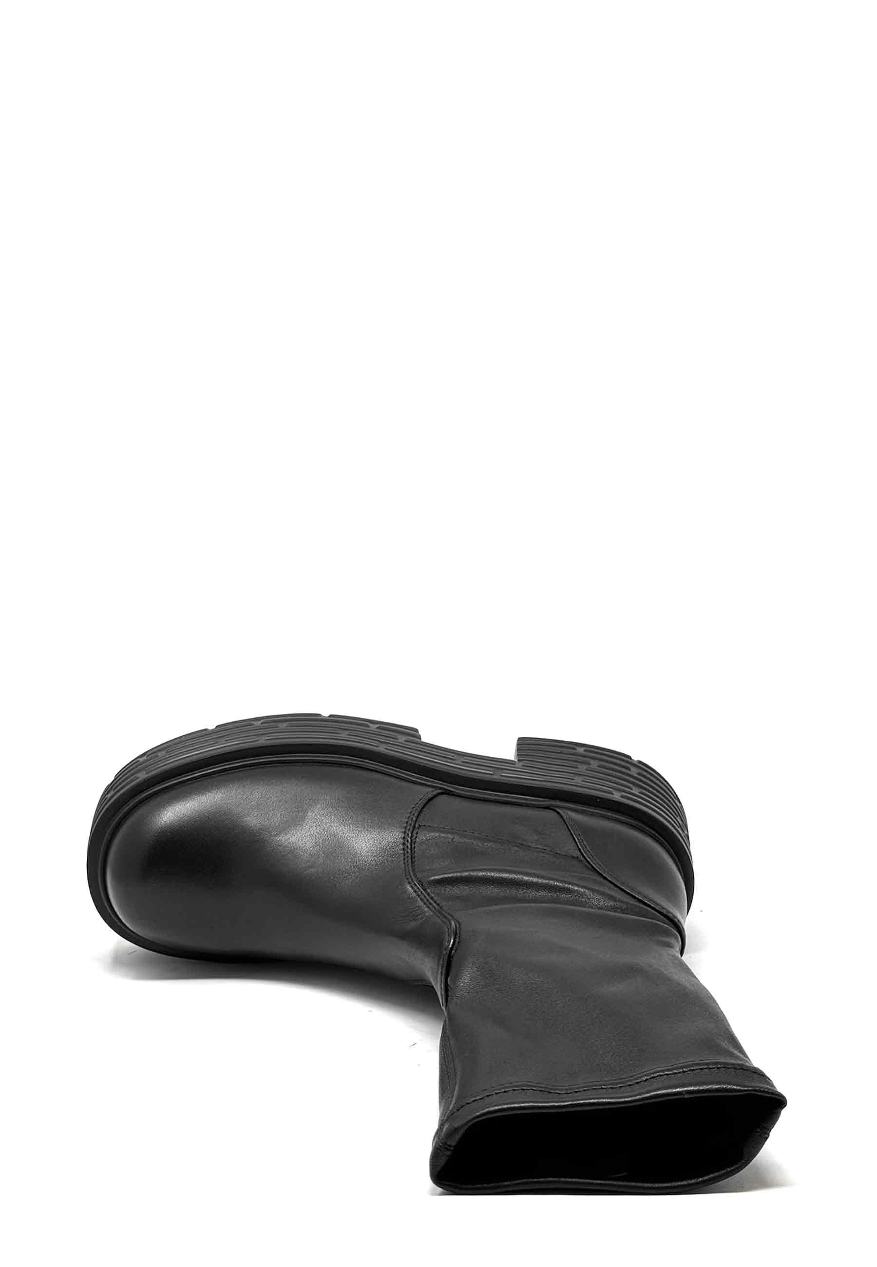 Lignes Stretch Plateau Boot | Nero