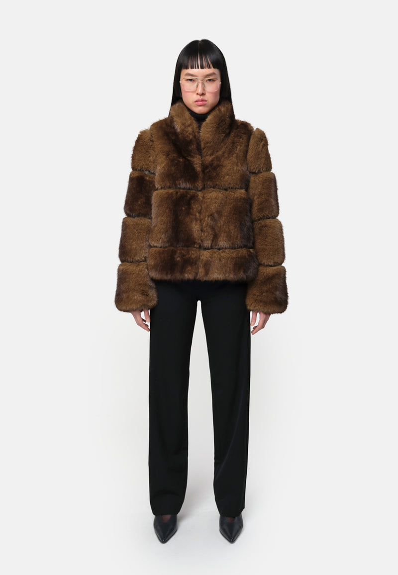 Sai Fake Fur Jacket | Mink