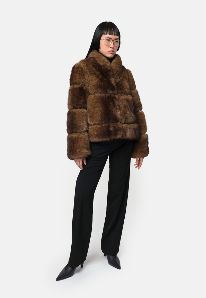 Sai Fake Fur Jacke | Mink