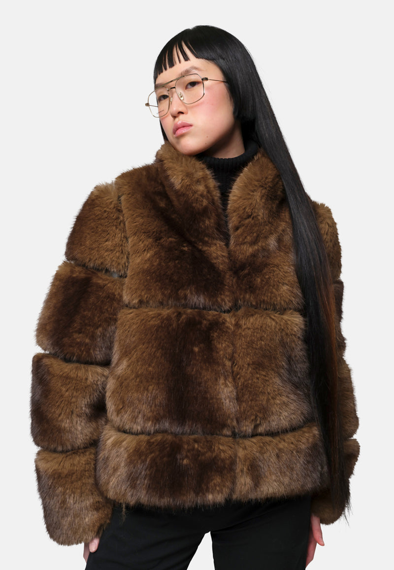 Sai Fake Fur Jacket | Mink