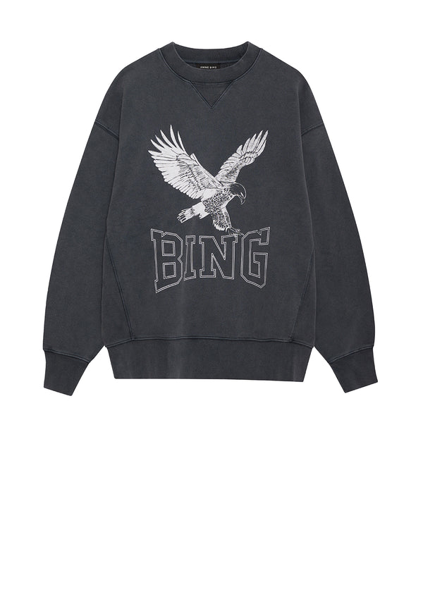 Alto Sweatshirt | Retro Eagle Washed Black
