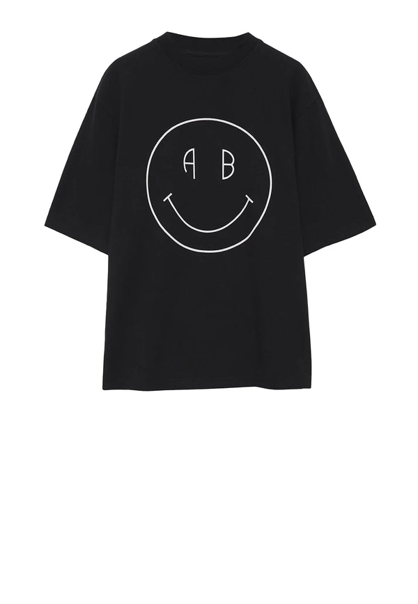 Avi T-Shirt | Vintage Black Smiley