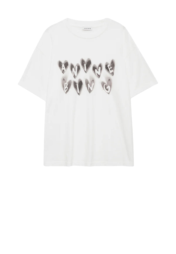 Cade T-Shirt | Ivory Hearts