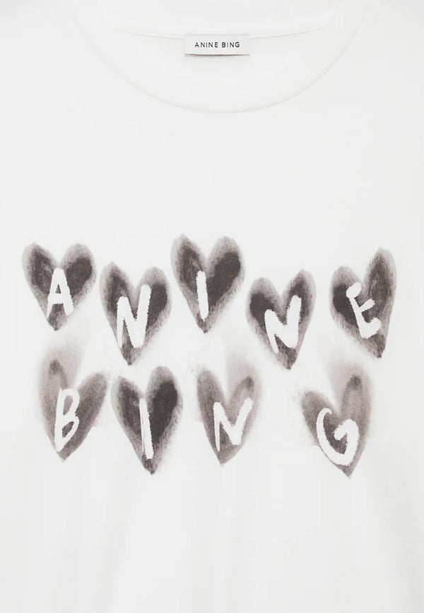 Cade T-Shirt | Ivory Hearts