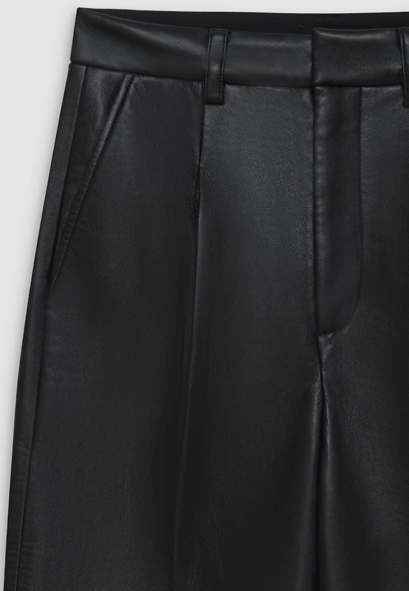 Carmen pants | Black Recycled Leather
