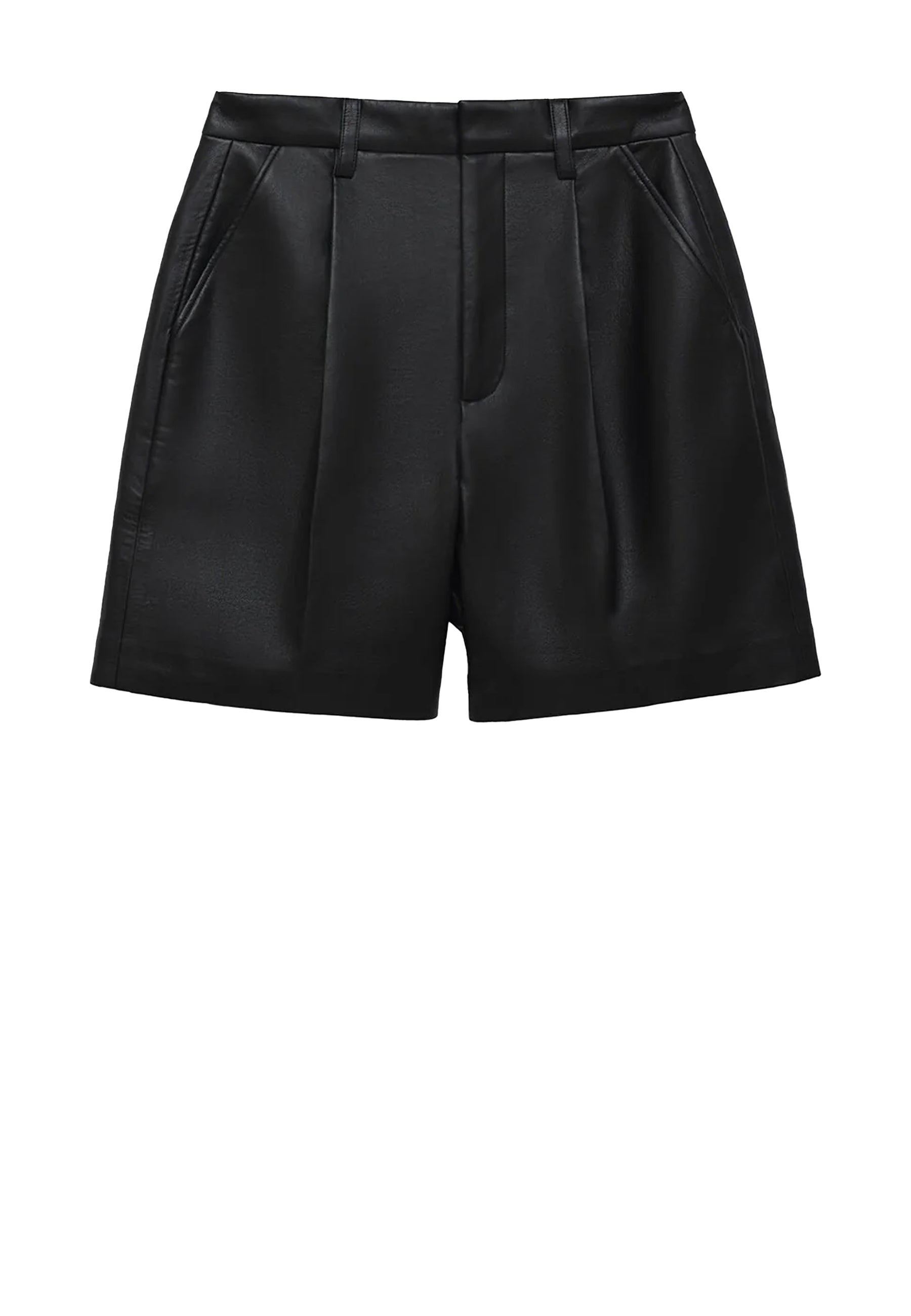 Carmen Shorts | Black Recycled Leather
