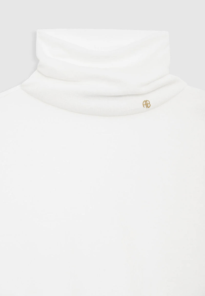 Corbin Rollkragen Pullover | Off White Cashmere Blend