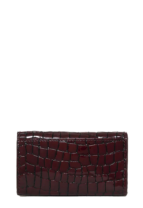 Elly wallet | Burgundy embossed