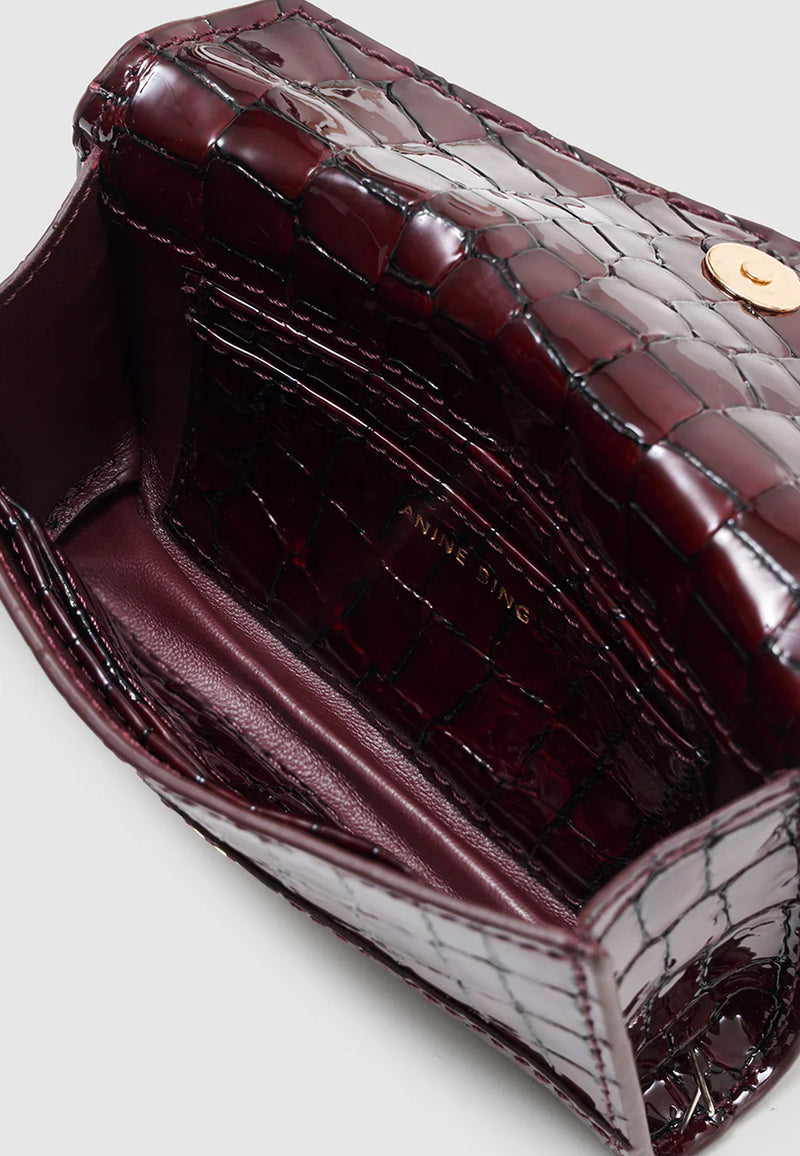 Elly Portemonnaie | Burgundy Embossed