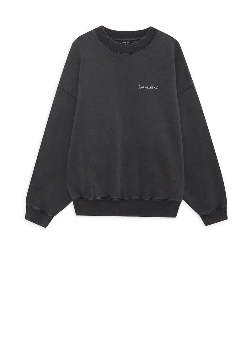 Jaci Sweatshirt | Washed Black Lyrics