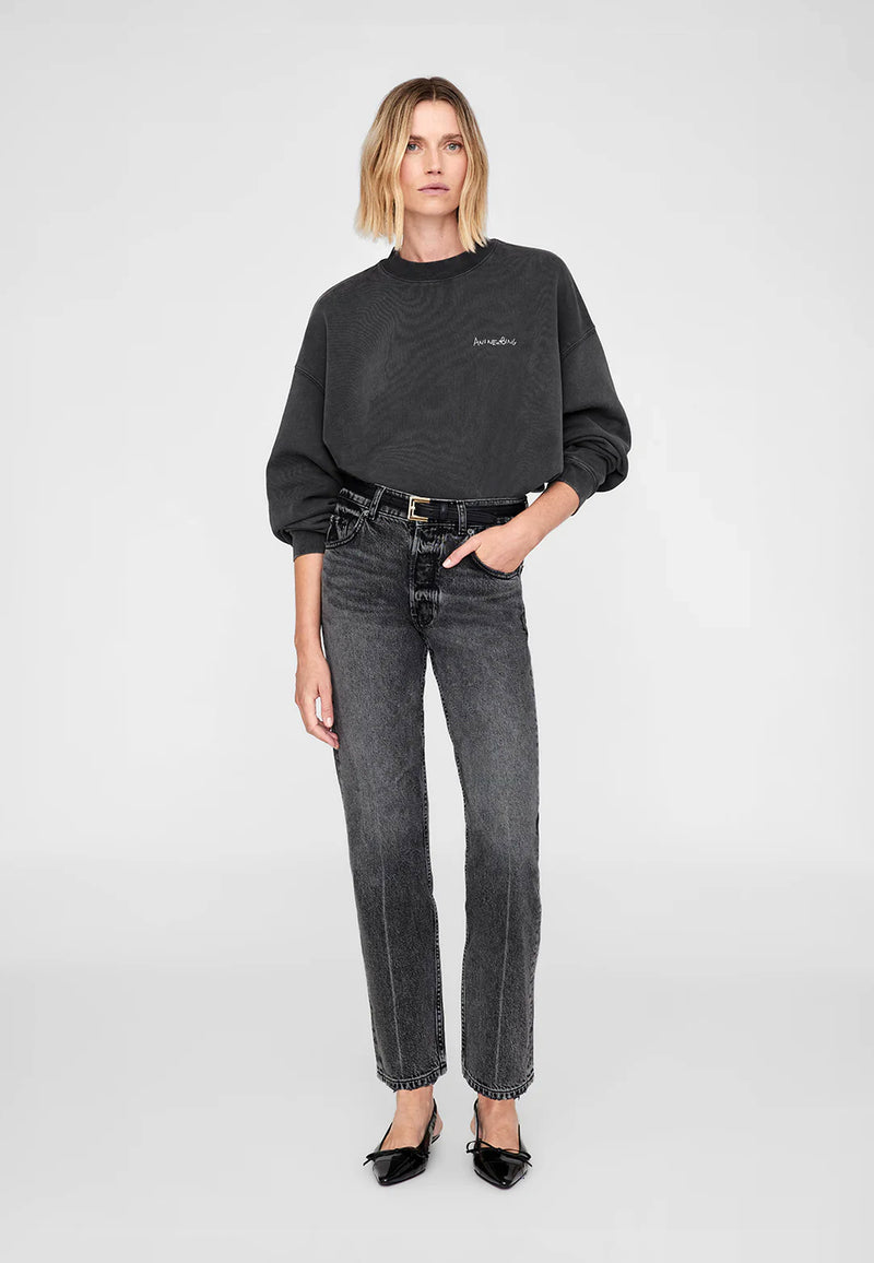 Jaci sweatshirt | Washed Black Lyrics