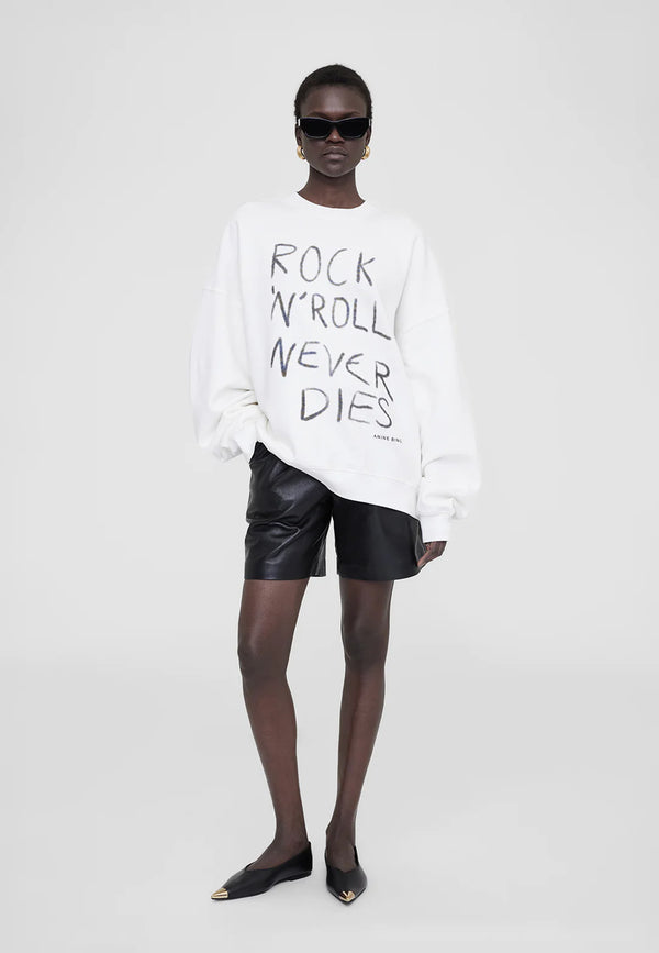 Miles sweatshirt | Elfenben rock n roll