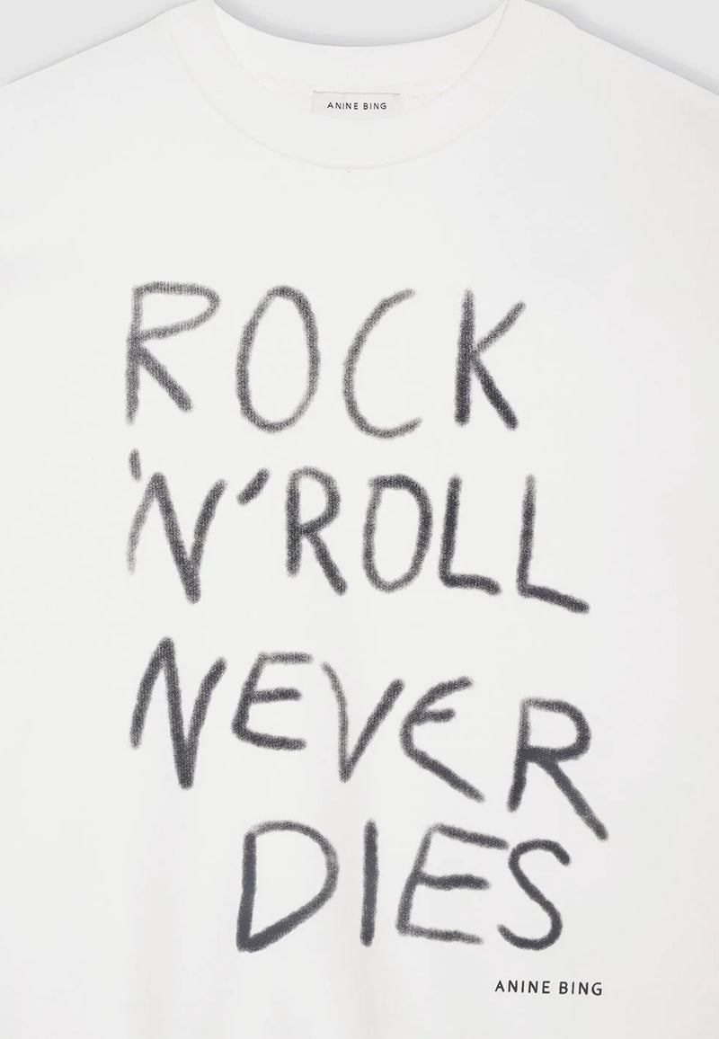 Miles Sweatshirt | Ivory Rock n Roll