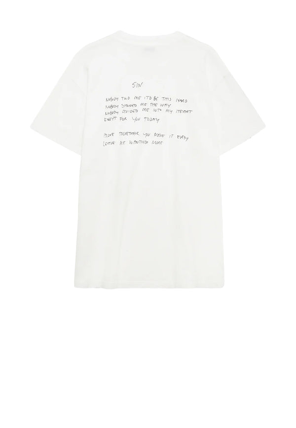 Walker T-Shirt | Ivory Lyrics