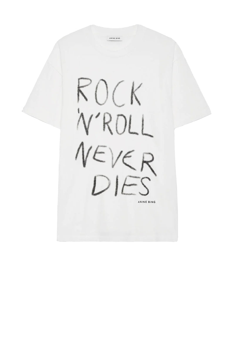 Walker T-shirt | Elfenben rock n roll