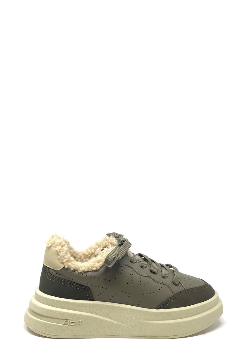 Impuls Platform Sneaker | Military Fur