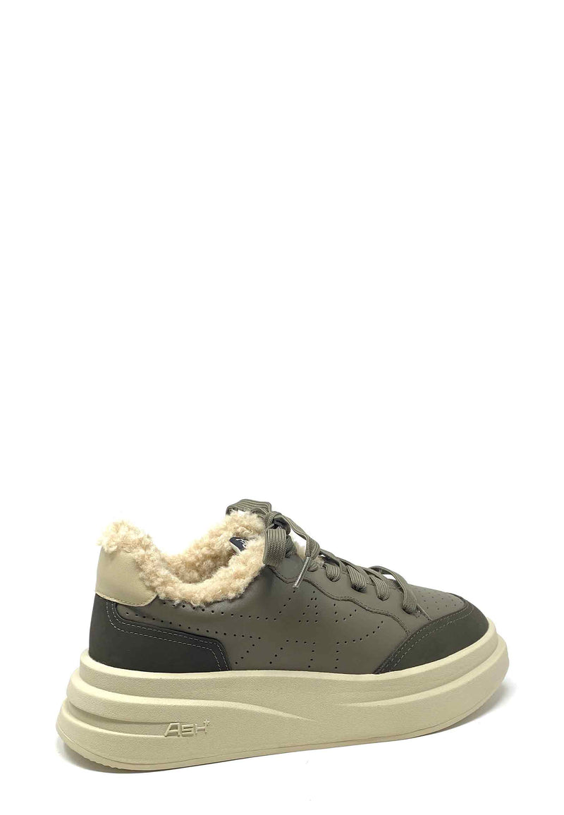 Impulse Platform Sneaker | Military Fur