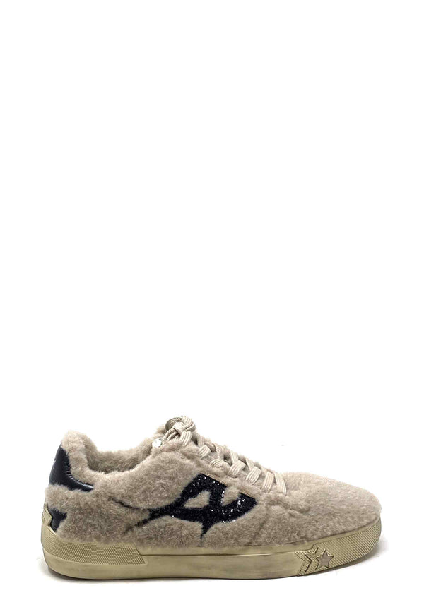 Malibu Fur B Sneaker | Beige