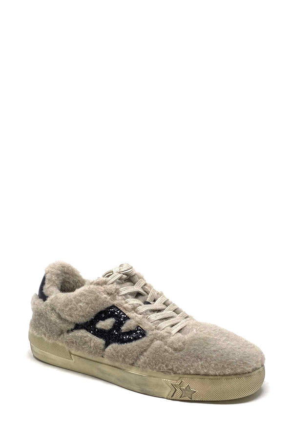 Malibu Fur B Sneaker | Beige