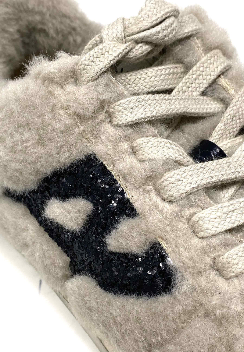 Malibu Fur B Sneaker | Beige