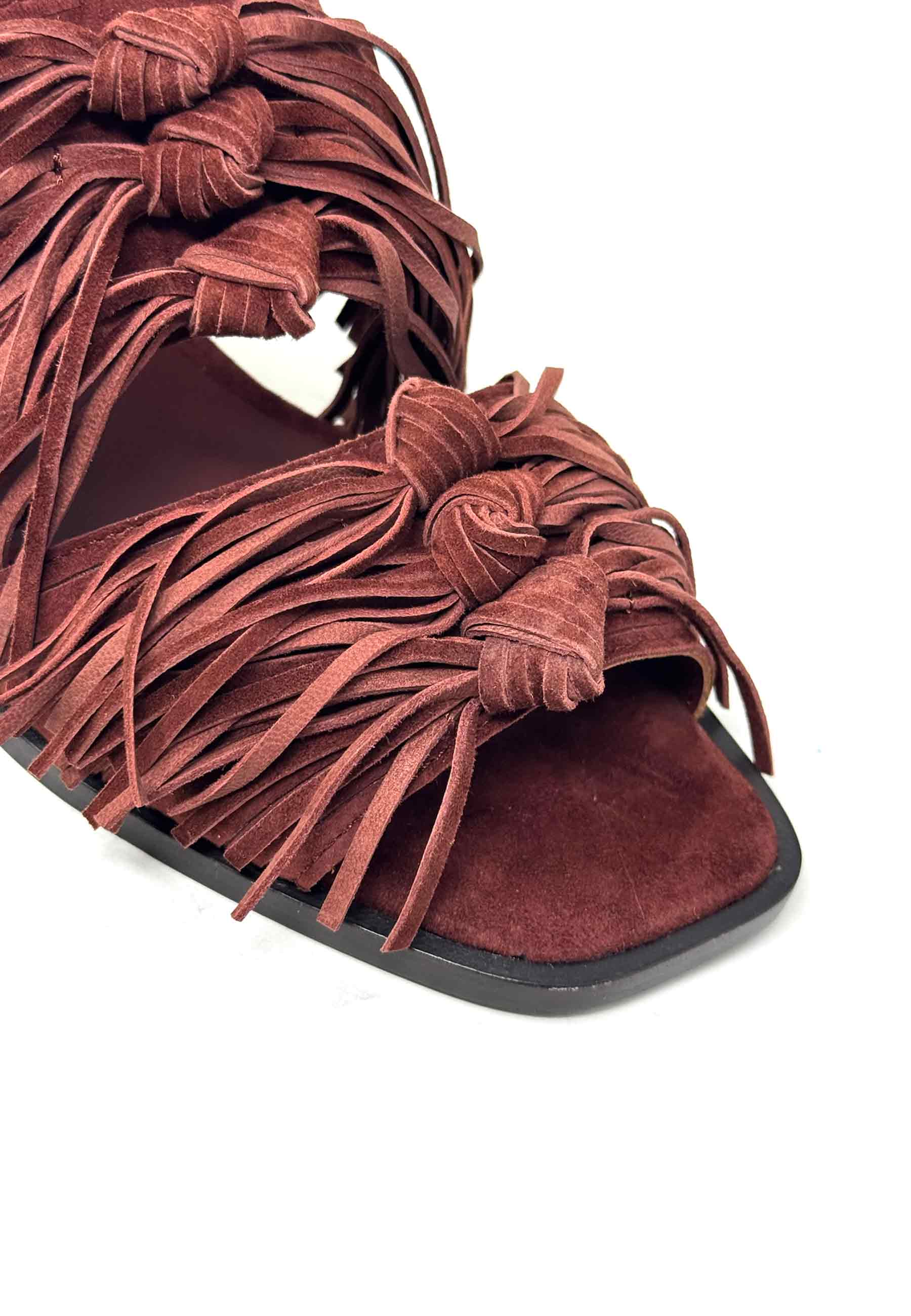 Quincy Fransen Heel Pantolette | Marsala