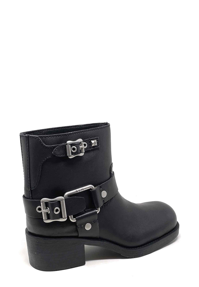 Black biker boots online