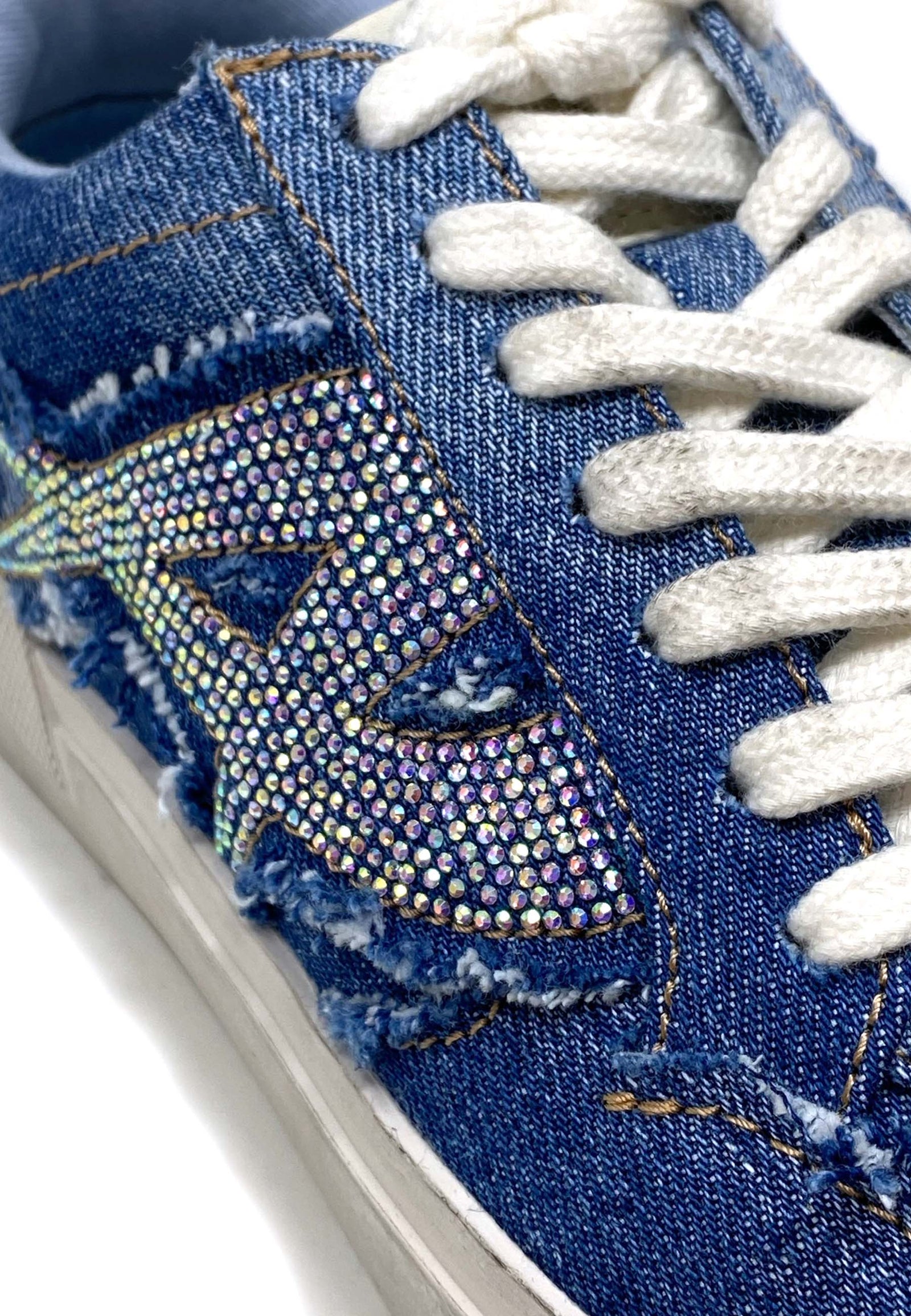 Ash Malibu Sneaker Strass Denim ingla concept store