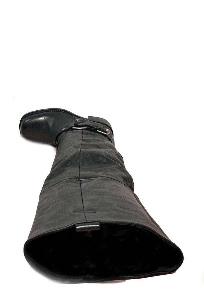Sphinx overknee biker boot | Black