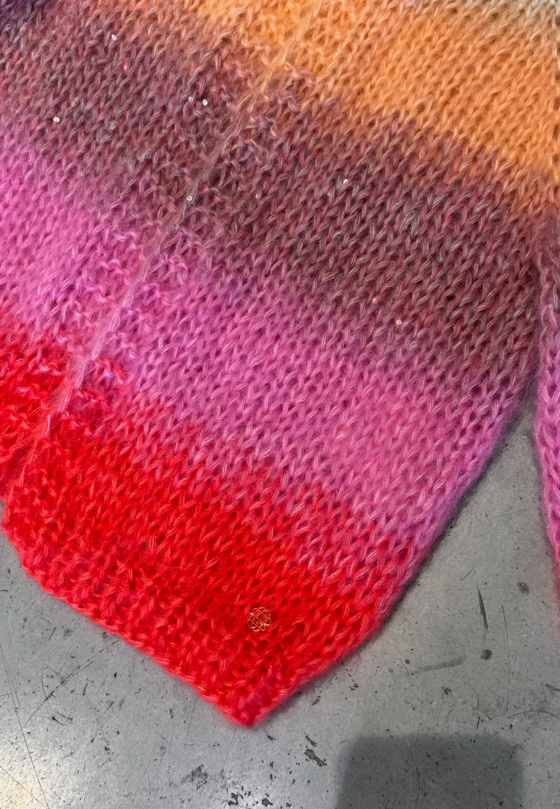 2603 Paulette Cardigan | Egg Peach Lipstick