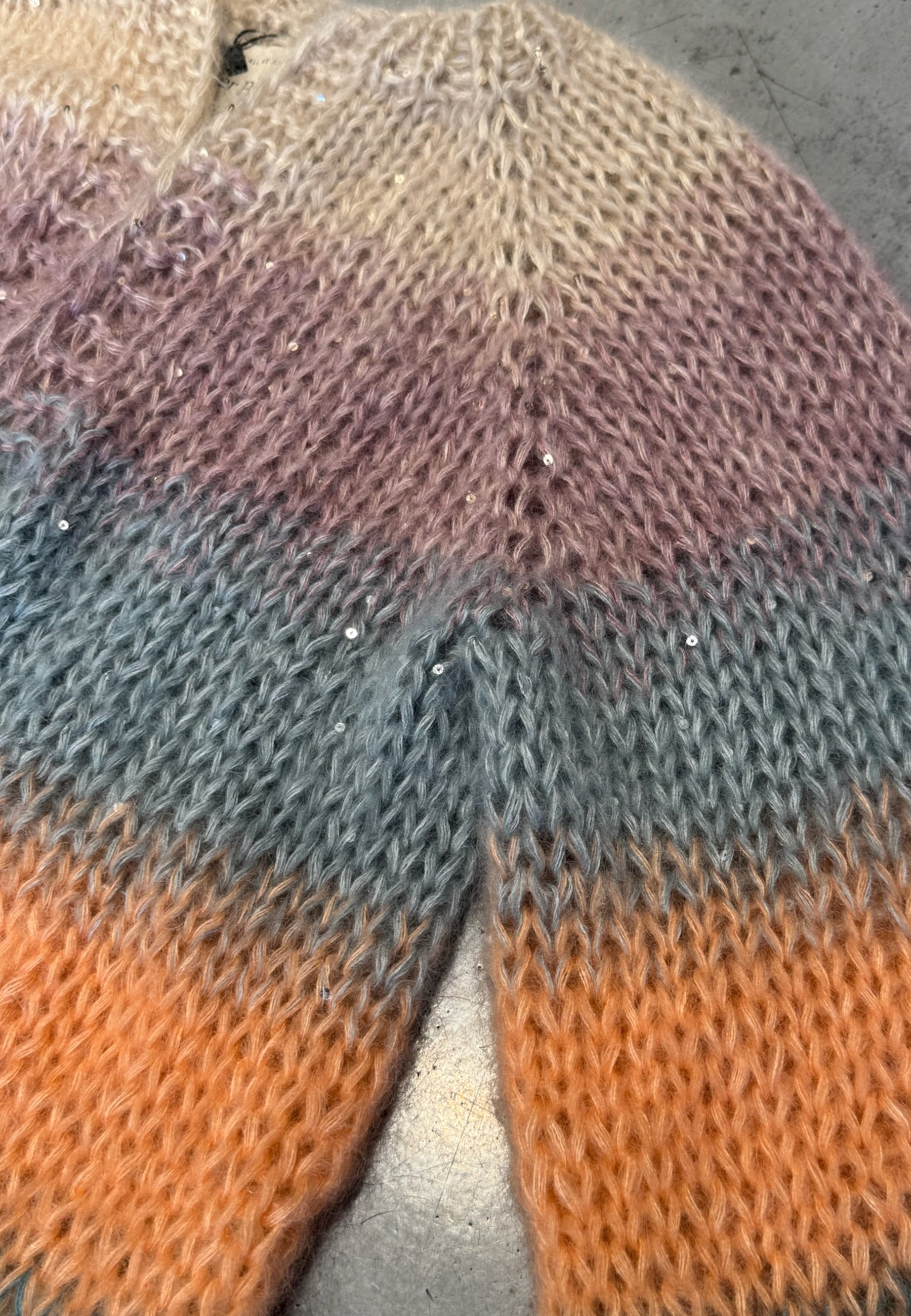 2604 Paulette Cardigan | Egg Ashrose Bluegrey