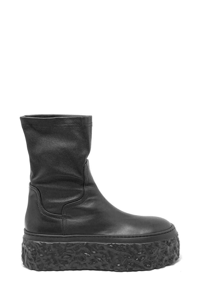 Magma Stretch Platform Boot | Nero