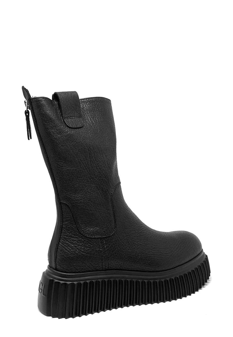 Milagros Platform Boot | Black