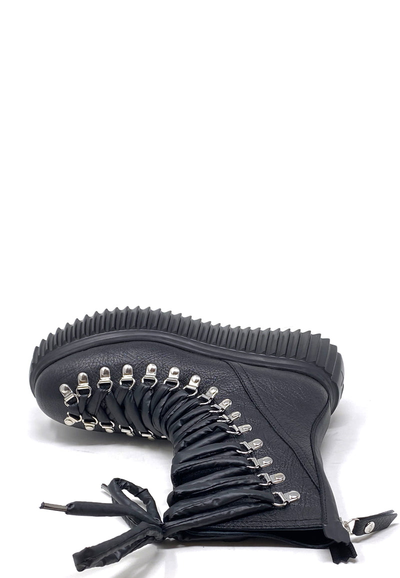 Dromo Lace Up Platform Boot | Nero