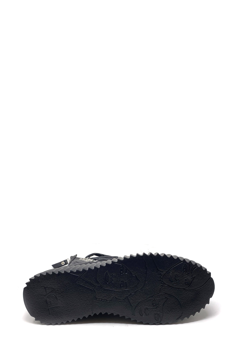 Dromo Lace Up Platform Boot | Nero