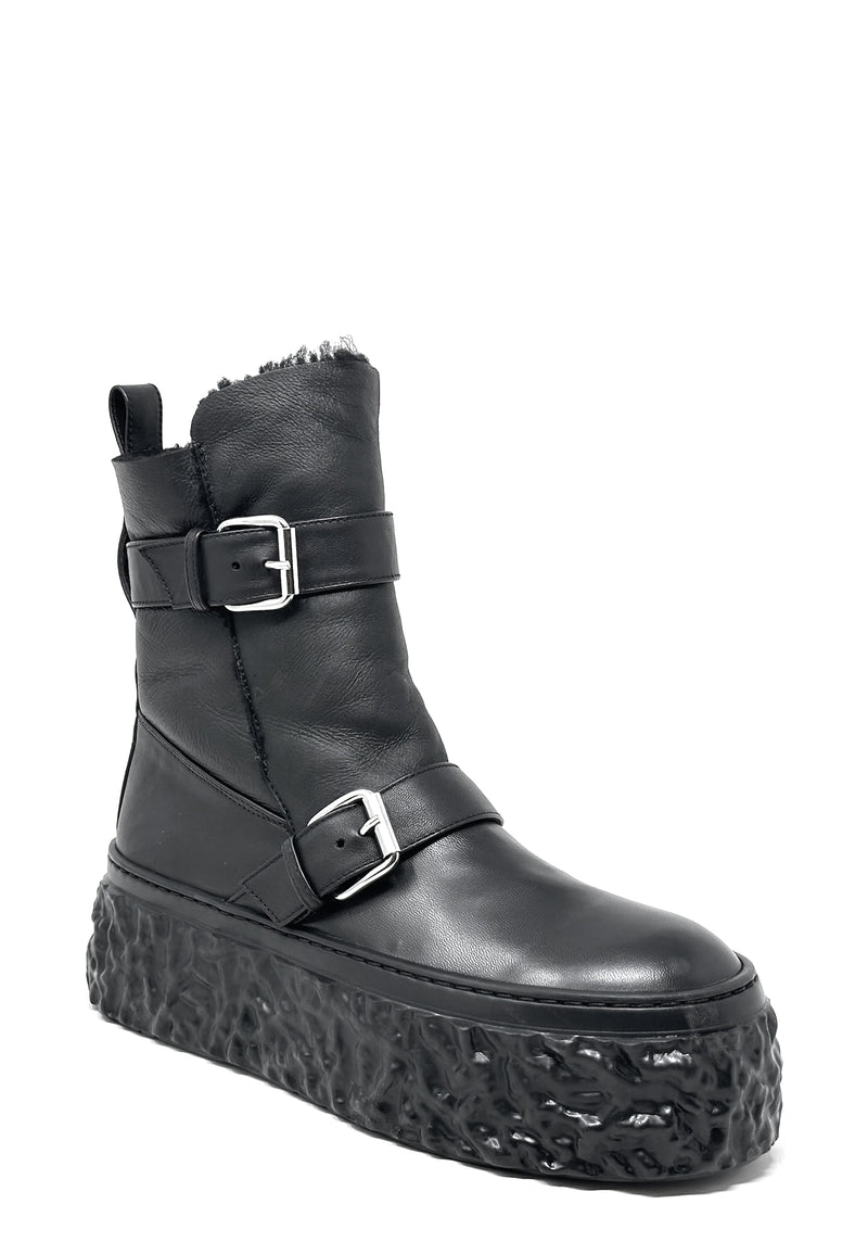 Magma Biker Platform Boot | Nero