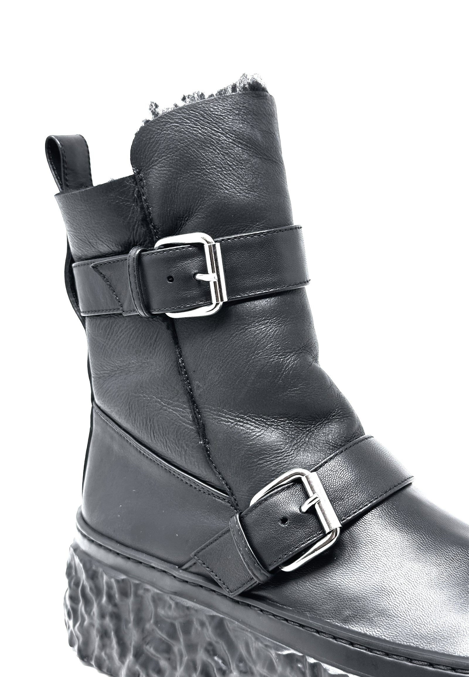 Magma Biker Platform Boot Black ingla concept store