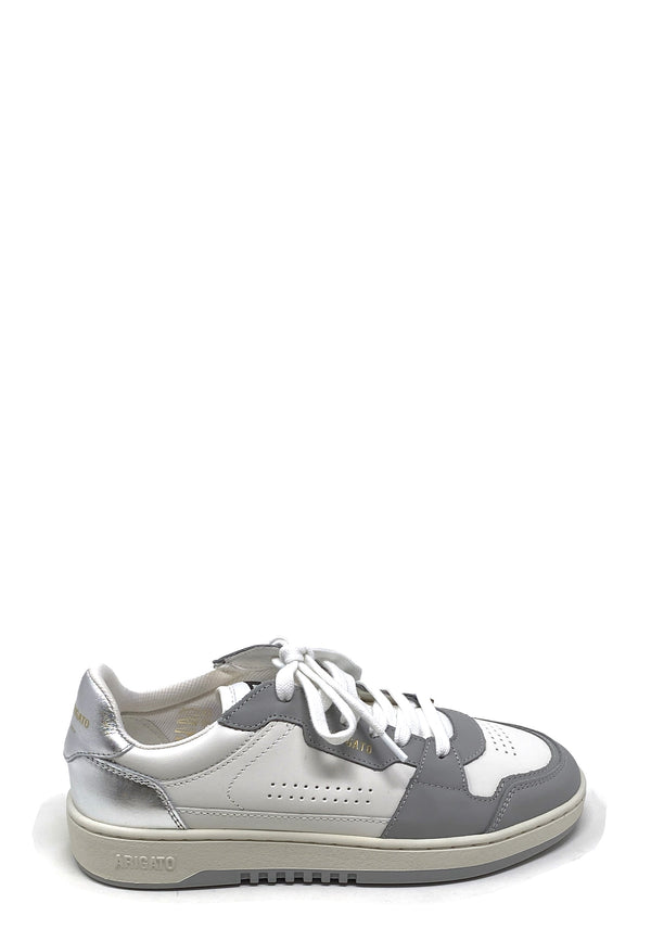 Dice Lo Sneakers | White Silver