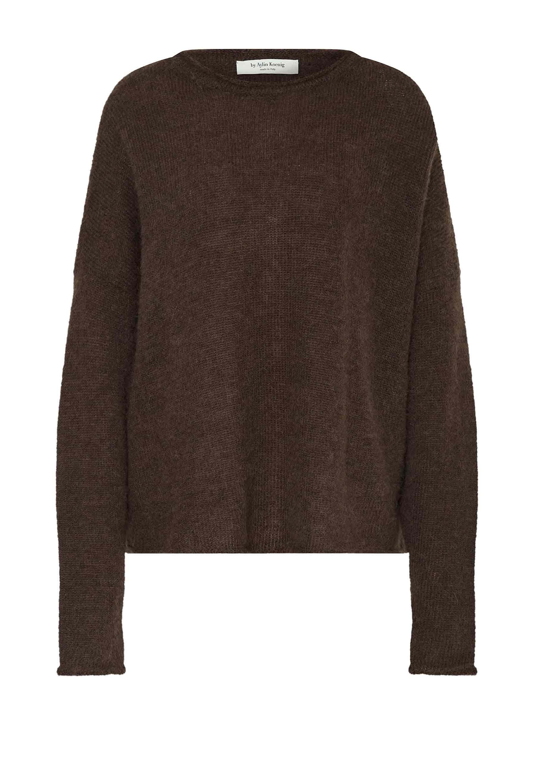 Helena Alpaka Pullover | Chocolate
