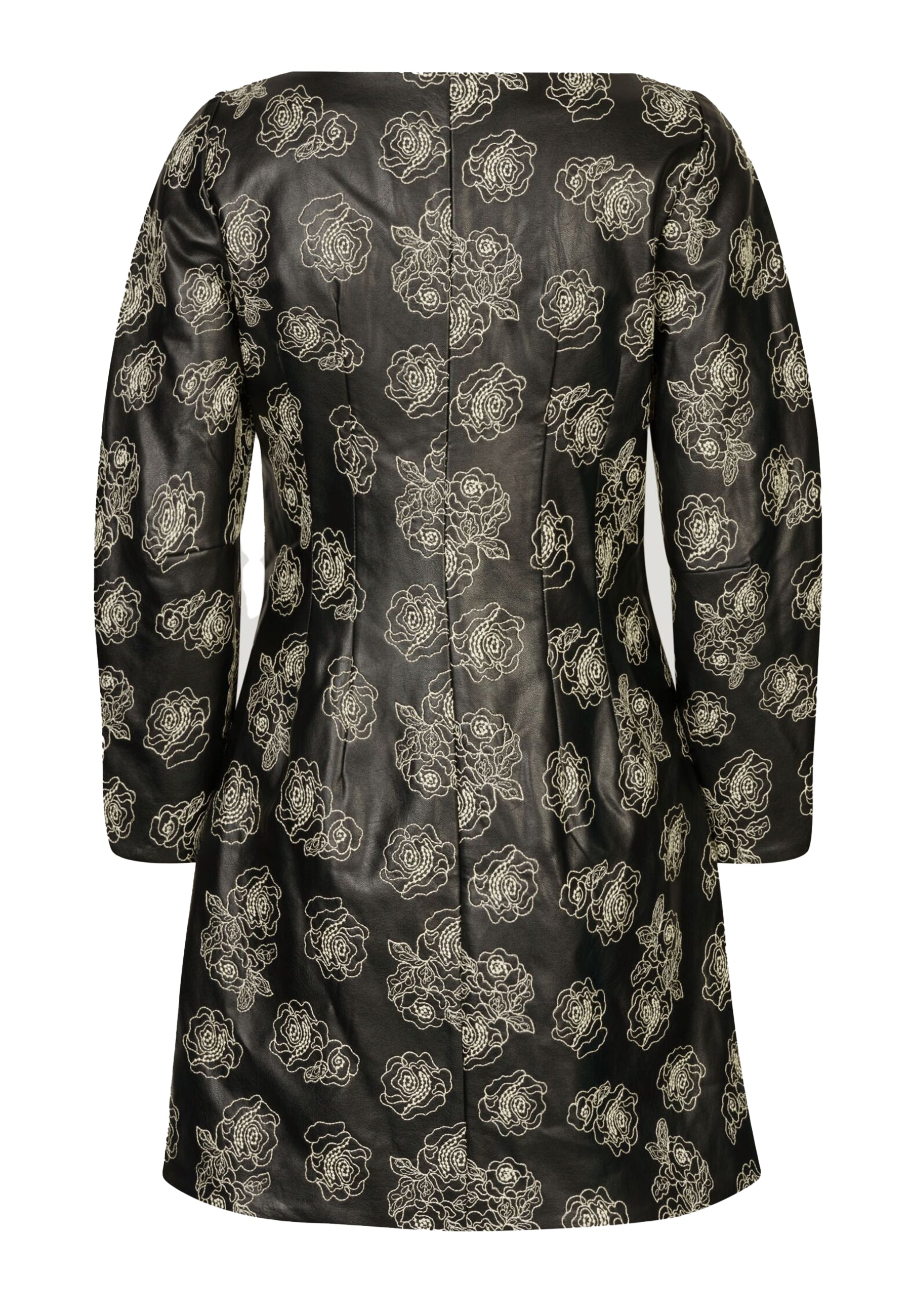 Arohi Minikleid | Black Stitch Flower
