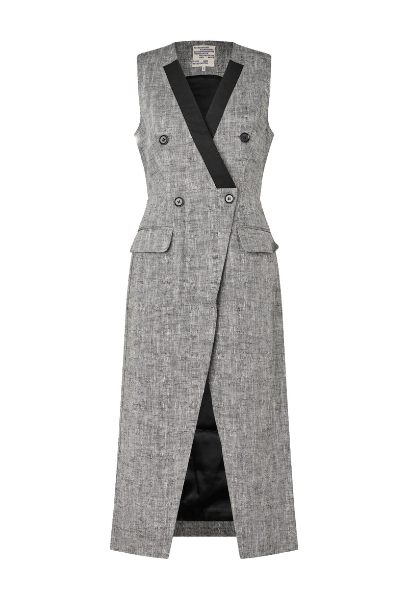 Aurore Coat Vest | Salt and Pepper