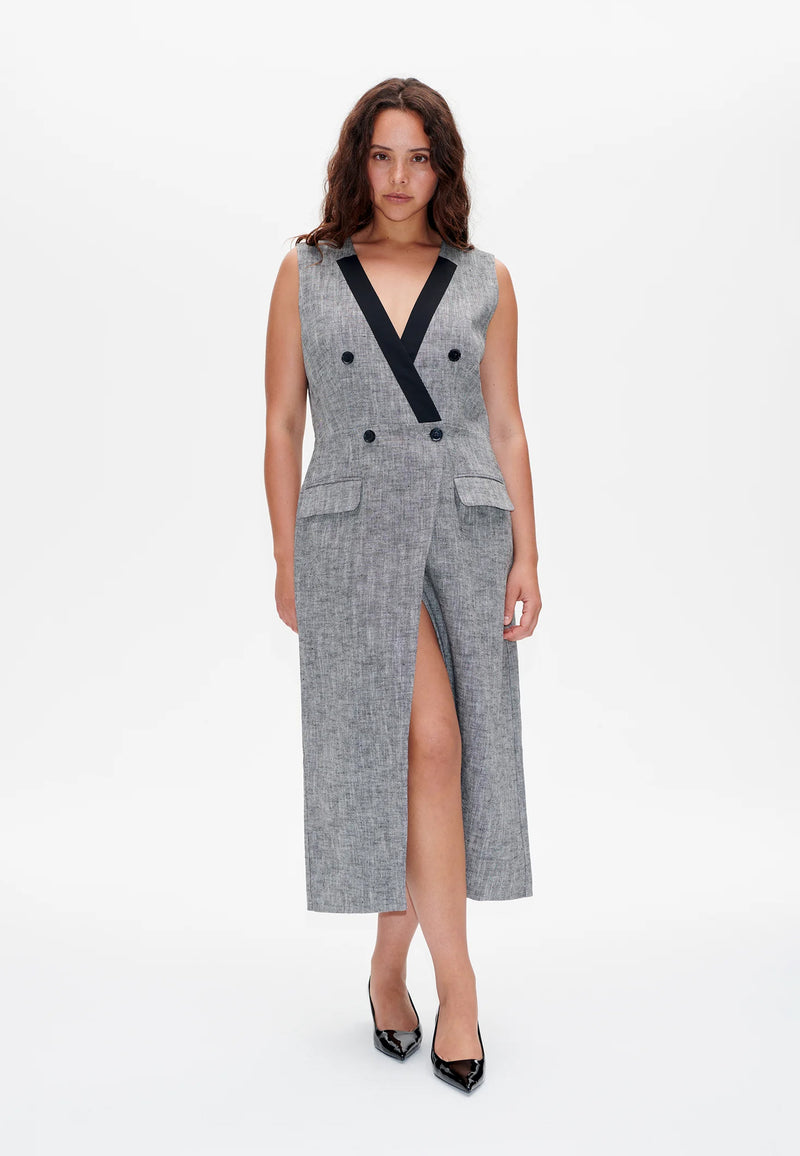 Aurore Coat Vest | Salt and Pepper